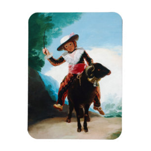 Jongen op een Ram Francisco José de Goya Magneet