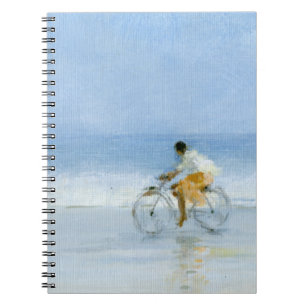 Jongen op fiets 2 notitieboek