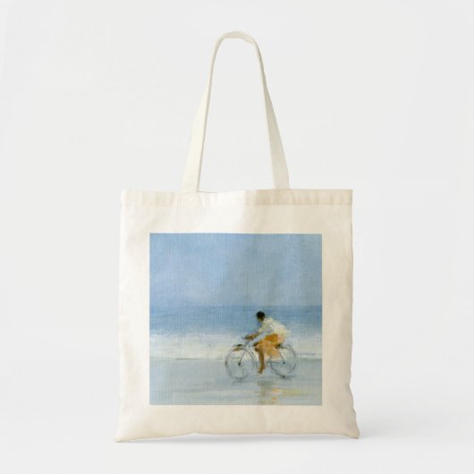 Jongen op fiets 2 tote bag (Voorkant)