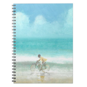 Jongen op fiets 3 notitieboek