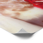 Jongen op Santa's Lap - Nostalgische Photo Santa C Poster (Hoek)