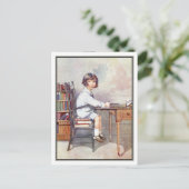 jongen op school - Honor C. Appleton Briefkaart (Staand voorkant)