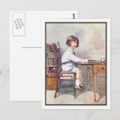 jongen op school - Honor C. Appleton Briefkaart (Voorkant / Achterkant)