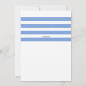 Jongen op Scooter Birthday Party Kaart (Achterkant)