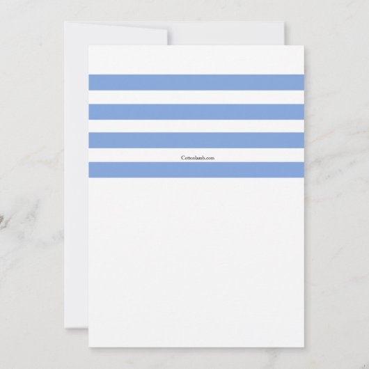 Jongen op Scooter Birthday Party Kaart (Achterkant)