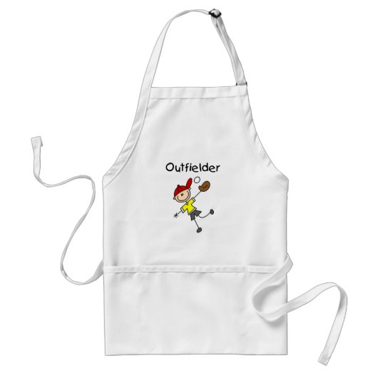Jongen Outfielder Standaard Schort (Voorkant)