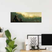 jongen, overwonnen poster (Thuiskantoor)