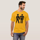 jongen paar t-shirt (Voorkant volledig)
