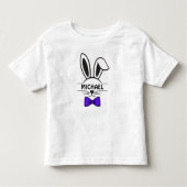 Jongen paasgebaar met Stropdas Toddler T-shirt (Voorkant)