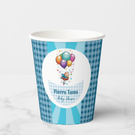 jongen  papieren bekers