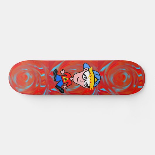 jongen persoonlijk skateboard (Horizontaal)