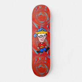 jongen persoonlijk skateboard
