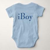 Jongen Peuter Baby Jongen Romper (Achterkant)