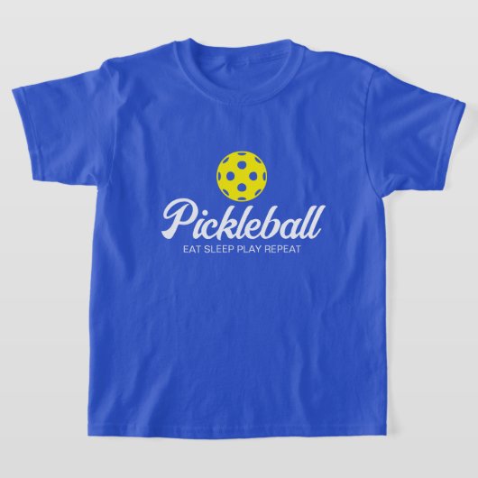 Jongen pickleball t shirt voor sportief kind (Laagn)