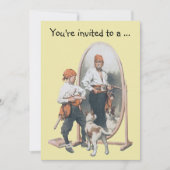  Jongen Pirate met Dog, Child Birthday Party Kaart (Voorkant)