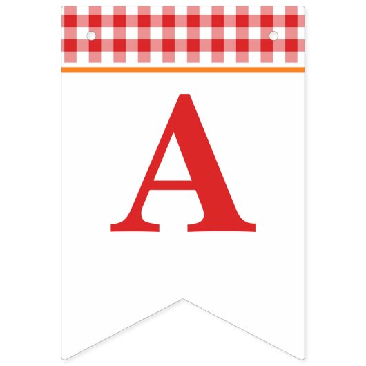 Jongen pomkin Patch Tractor Red Birthday Banner (Derde vlag)