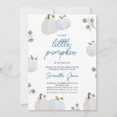 Jongen Pompoen Baby Shower Kaart (Voorkant)
