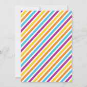 Jongen Pool Birthday Party Kaart (Achterkant)