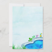 Jongen Pool Party Birthday Cool by Pool Summer Kaart (Achterkant)