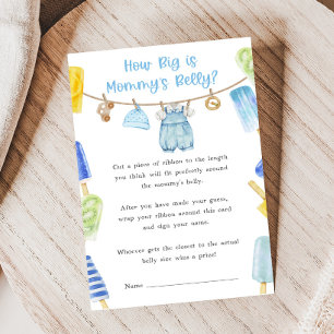 Jongen Popsicle Baby Shower Hoe Groot Is Spel
