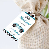 Jongen Race Auto Verjaardagsfeestje Cadeaulabel