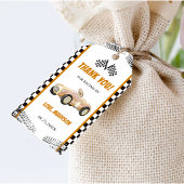 Jongen Race Auto Verjaardagsfeestje Cadeaulabel