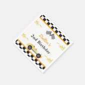 Jongen Race Auto Verjaardagsfeestje Servet (Hoek)