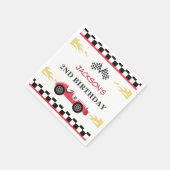 Jongen Race Auto Verjaardagsfeestje Servet (Hoek)