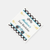 Jongen Race Auto Verjaardagsfeestje Servet (Hoek)