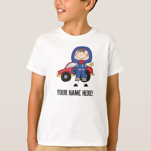 Jongen Race Car Driver  T-shirt (Voorkant)