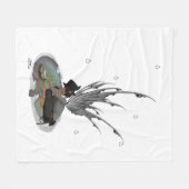 Jongen Rain Fairy met kikkervisbak Fleece Deken (Voorkant (Horizontaal))