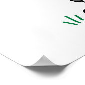 Jongen Red Uniform Soccer Player T-shirts en cadea Poster (Hoek)