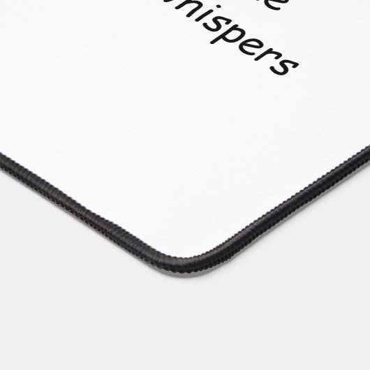 Jongen Regen Fairy Met Blad Bureau Mat (Hoek)