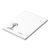 Jongen Regen Fairy Met Blad Notitieblok (Linkerzijde)