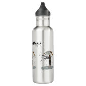 Jongen Regen Fairy Met Blad Water Fles (Rechts)