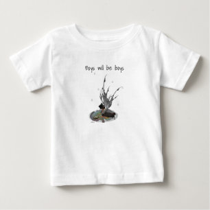 Jongen Regen Fairy Met Kikker Baby Jongen T-shirt