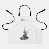 Jongen Regen Fairy Met Kikker Kinderen Schort (Voorkant)