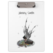 Jongen Regen Fairy Met Kikker Klembord (Voorkant)