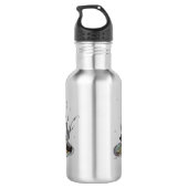 Jongen Regen Fairy Met Kikker Waterfles Waterfles (Achterkant)