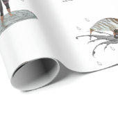 Jongen regen fee met blad inpakpapier (Rol Hoek)