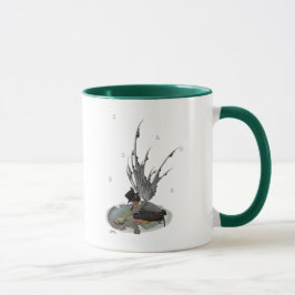 Jongen Regen met kikkerkoffie Mok