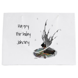 Jongen Regen met kikkertas Groot Cadeauzakje