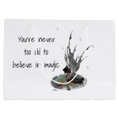 Jongen Regen met kikkertas Groot Cadeauzakje (Achterkant)