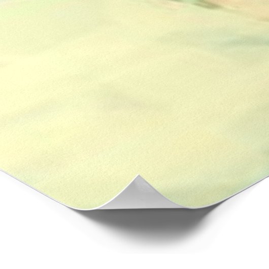 Jongen Roller Skating met iPod Poster (Hoek)