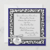 Jongen Rubber Eend Baby Shower Kaart (Achterkant)