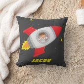 Jongen ruimteavontuur Rakje Kinder Room Decor Pill Kussen (Deken)
