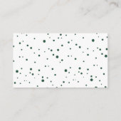 Jongen Safari Baby showers boeken voor Baby Informatiekaartje (Achterkant)