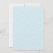 Jongen Safari Dier Baby Shower Uitnodiging (Achterkant)
