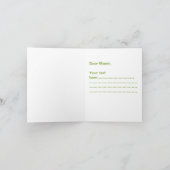 Jongen Safari Jungle Dieren Verjaardagskaart Kaart (Binnen)