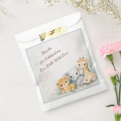 Jongen Safari Kleine Wilde Eén Baby Shower Feest Bedankzakje (Gezegeld)